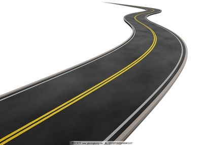 蜿蜒的守护者 弯曲公路旁的声屏障